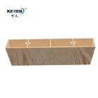 Piedi di plastica del quadrato del Governo KR-P0383 per slittamento di colore di legno naturale della struttura del sofà l'anti fornitore