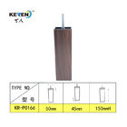 Il montaggio facile di colore KR-P0166W2 della sostituzione delle gambe di plastica di legno dello strato riduce la vibrazione fornitore