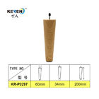 Il diametro rotondo resistente delle gambe 60mm del sofà KR-P0297W1 facile installa il grano di legno fornitore