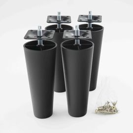 KR-P0313 145mm Altezza rotonda Piedi mobili, Piedi divano di plastica Sostituzione Non rumoroso fornitore