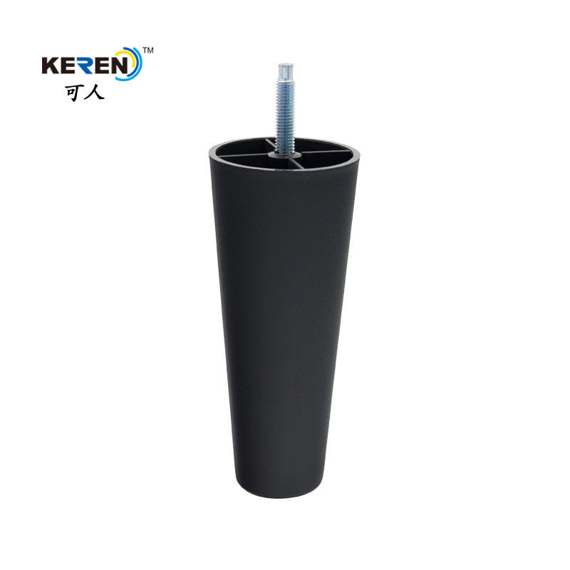 KR-P0313 145mm Altezza rotonda Piedi mobili, Piedi divano di plastica Sostituzione Non rumoroso fornitore